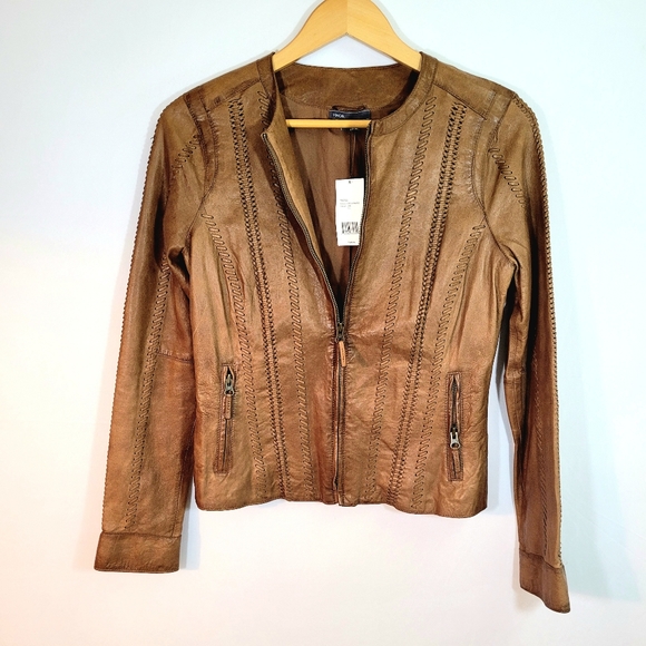 Vince Jackets & Blazers - Vince Cognac Leather Jacket
